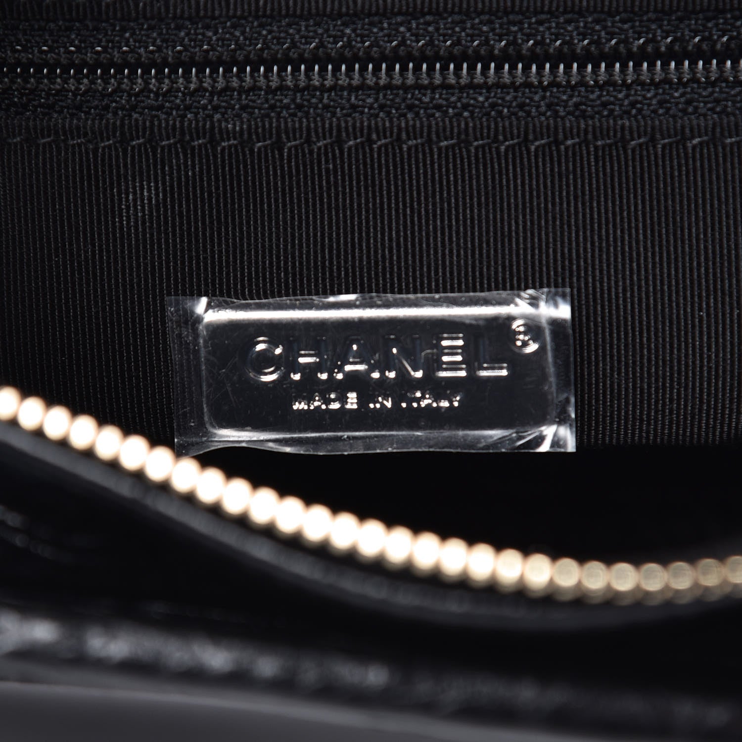 Chanel Calfskin Crocodile Embossed Small Gabrielle Cocodile Hobo Black 8 of 13