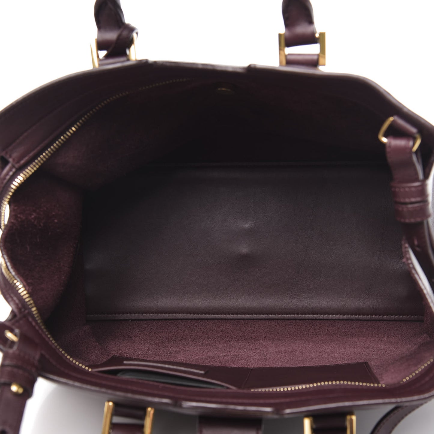 Calfskin Small Classic Y Cabas Bordeaux