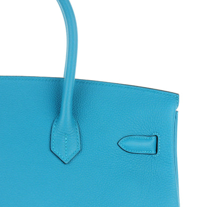 Hermes Togo Birkin 35 Turquoise 3 of 20