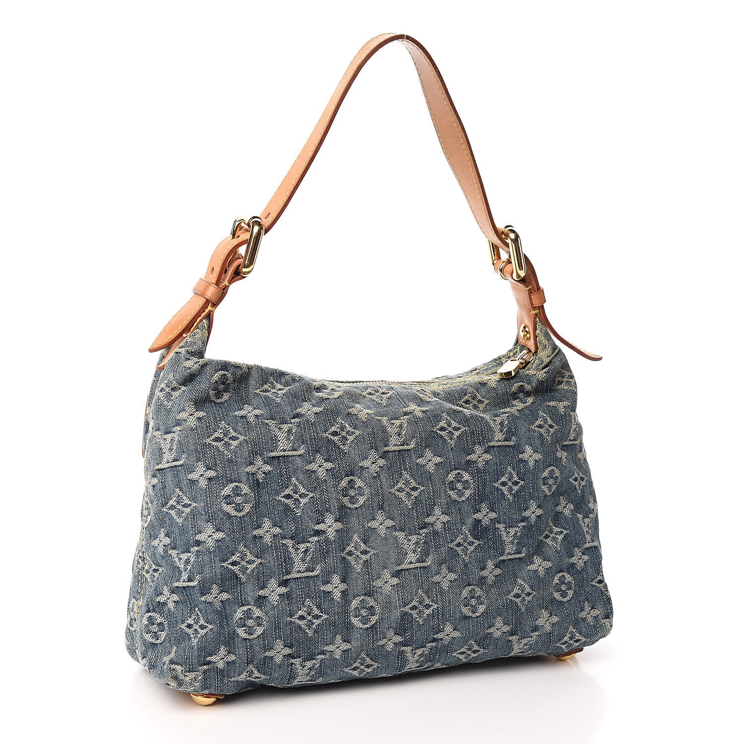 Louis Vuitton Monogram Denim Baggy PM Blue 3 of 11