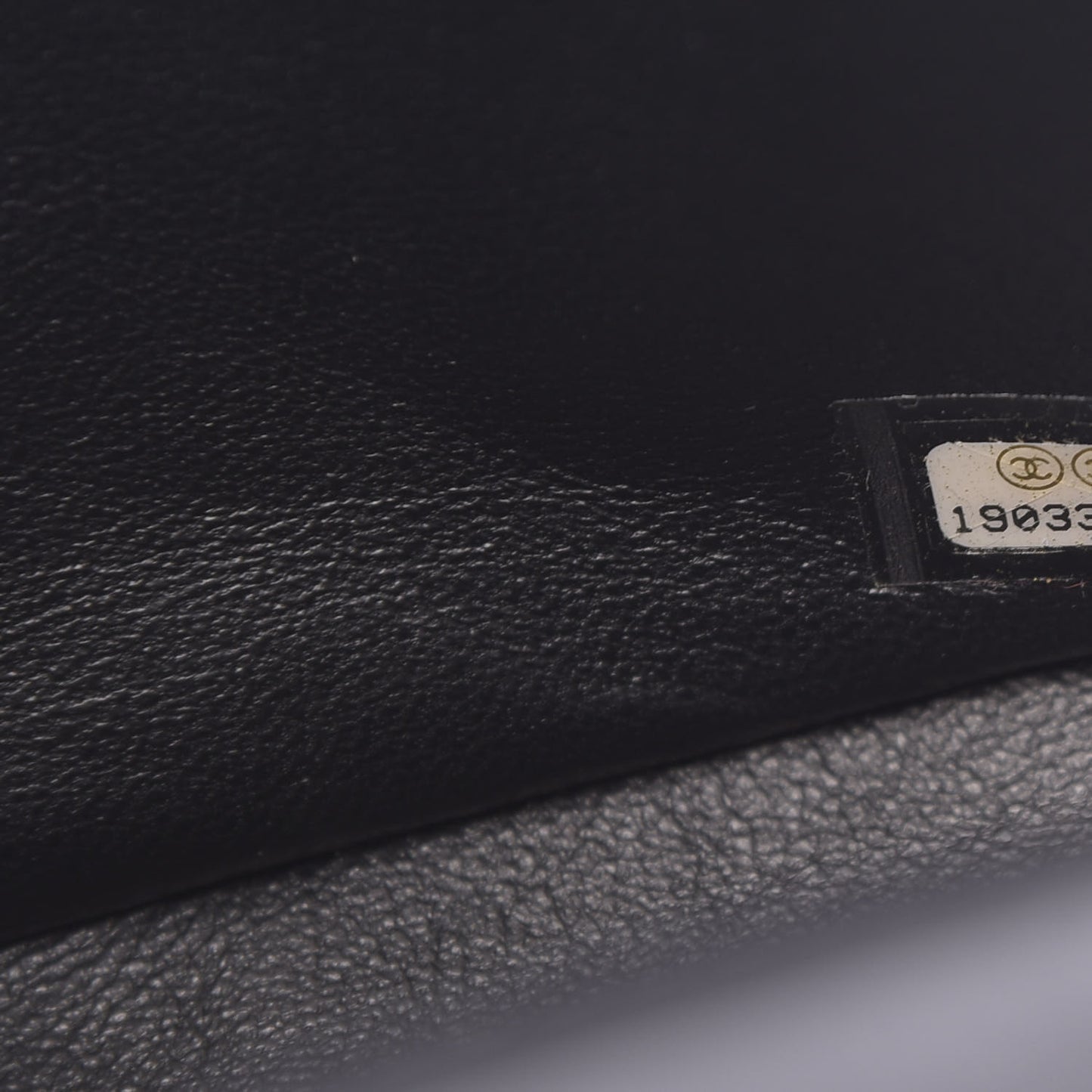 Patent Calfskin Quilted Mini Rectangular Flap Black