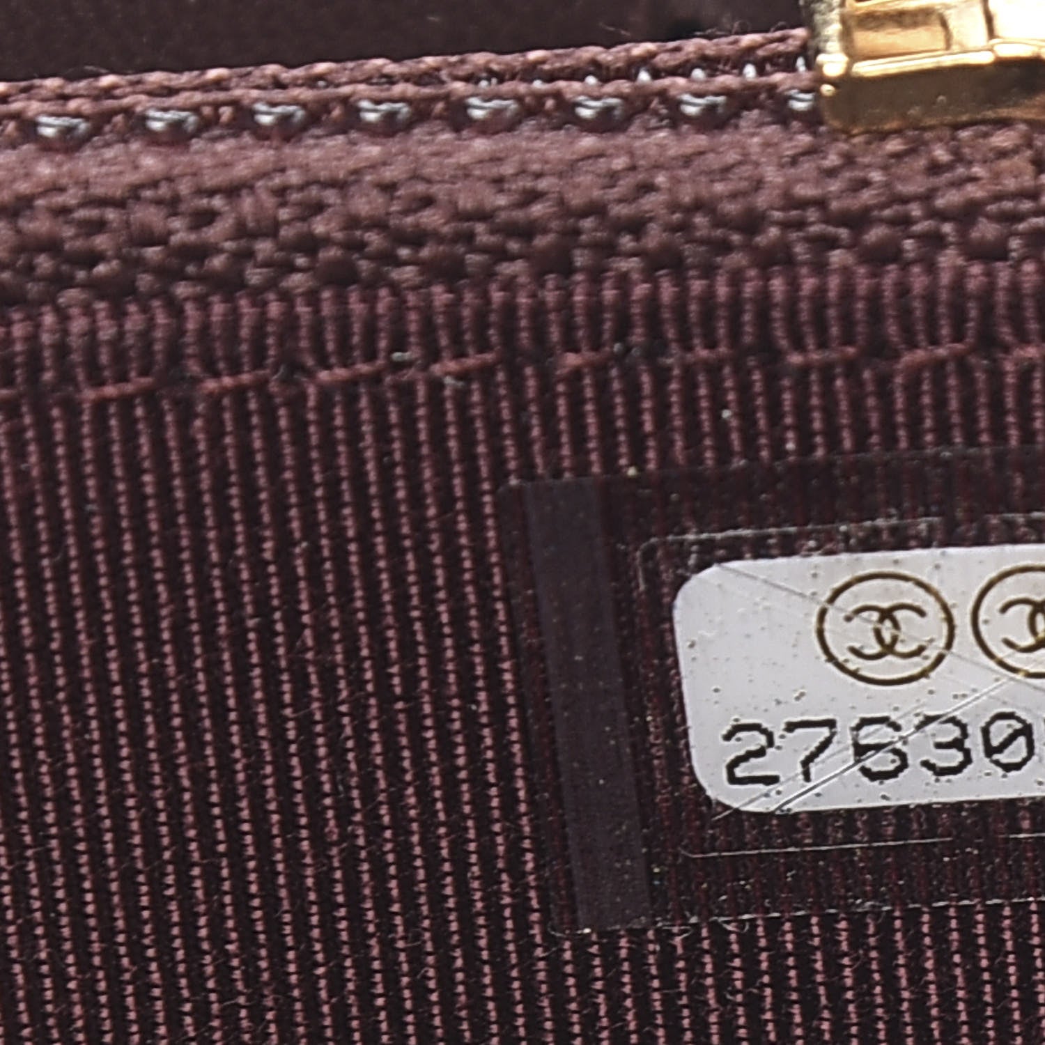 Chanel Lambskin Quilted Small Zip Around Wallet Black 8 of 9