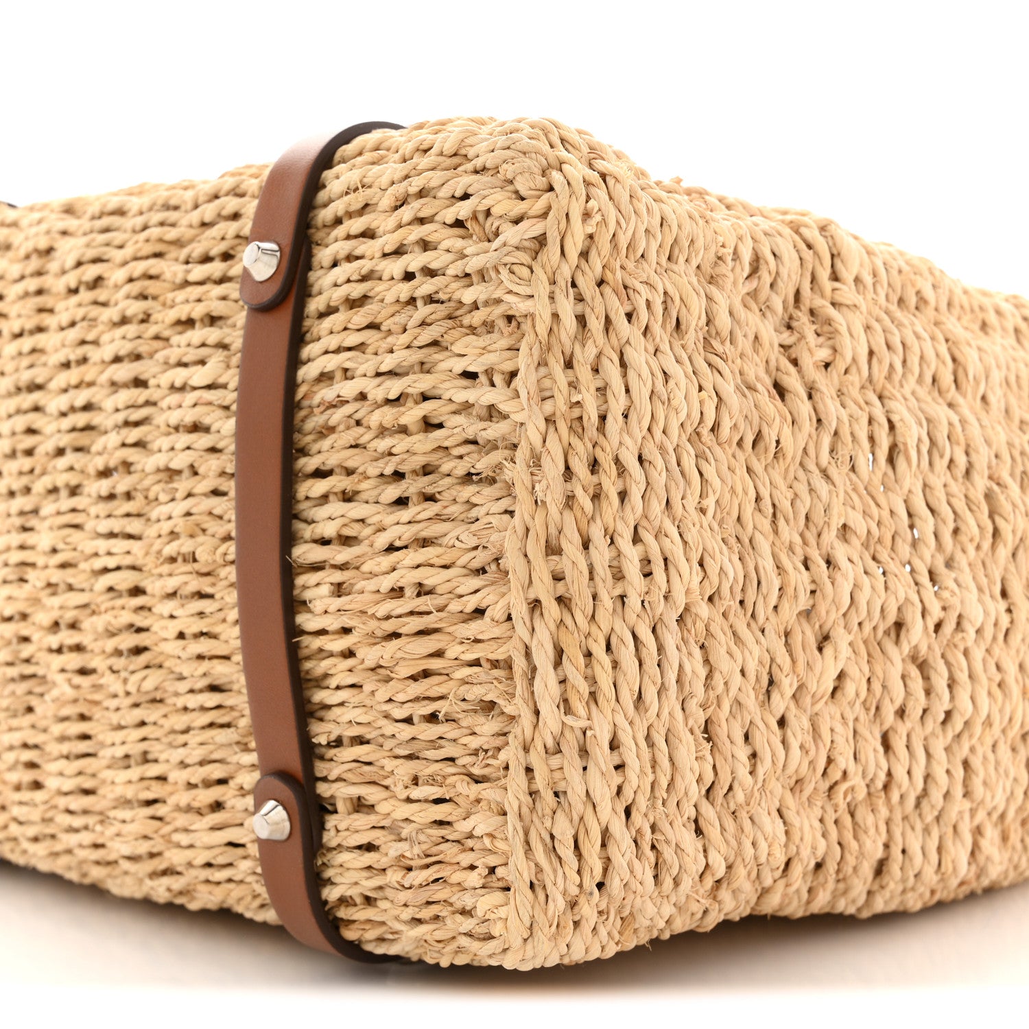 Prada Mais Vitello Tote Naturale Cognac 9 of 10