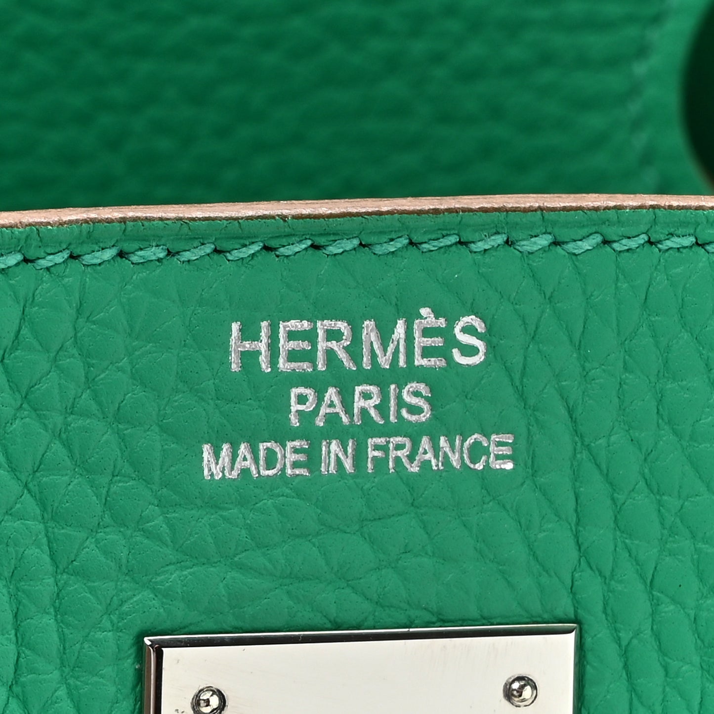 Taurillon Clemence Birkin 40 Menthe