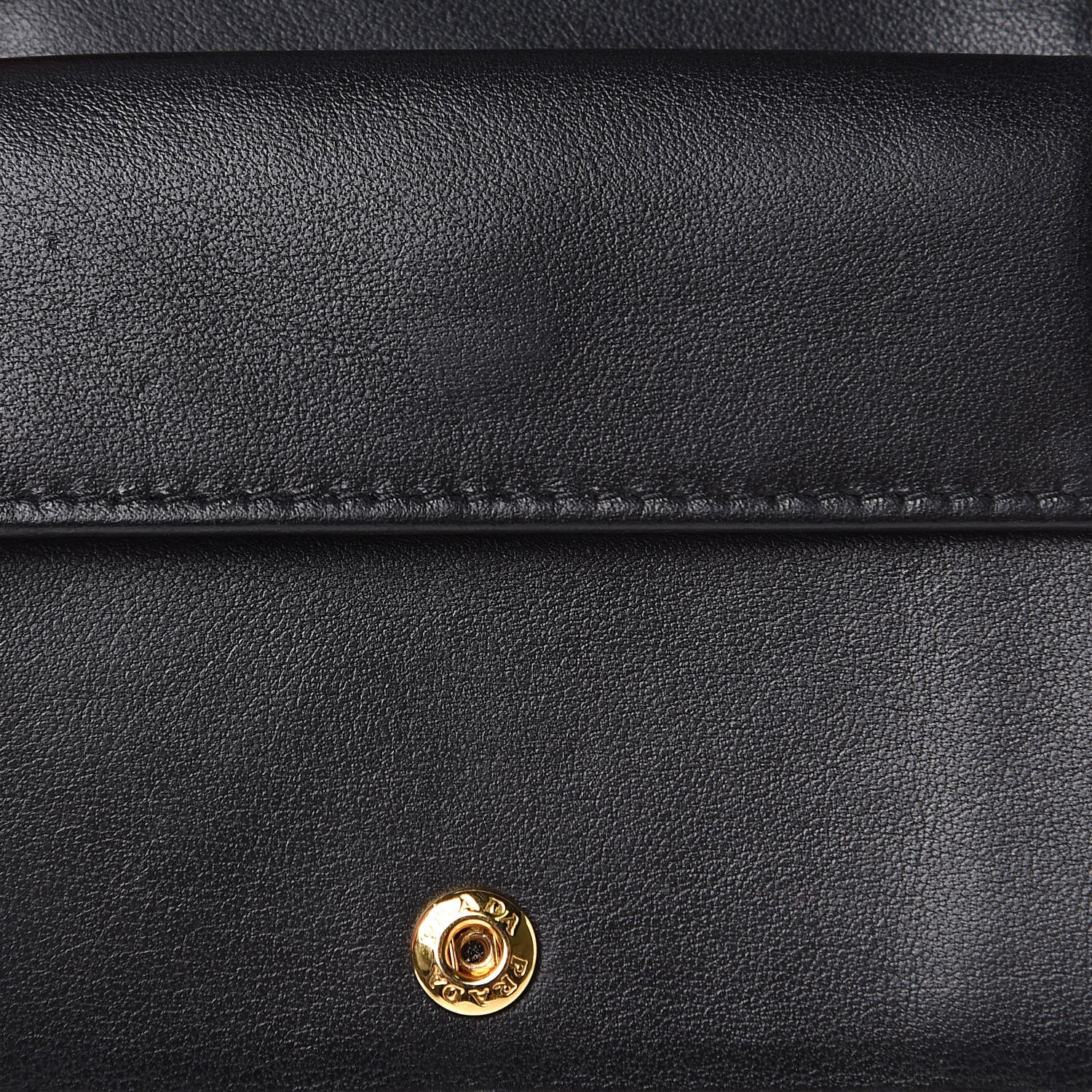 Prada Vitello Move Bi-Fold Wallet Black 6 of 8