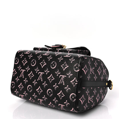 Louis Vuitton Monogram Fall for You Speedy Bandouliere 25 Black 4 of 7