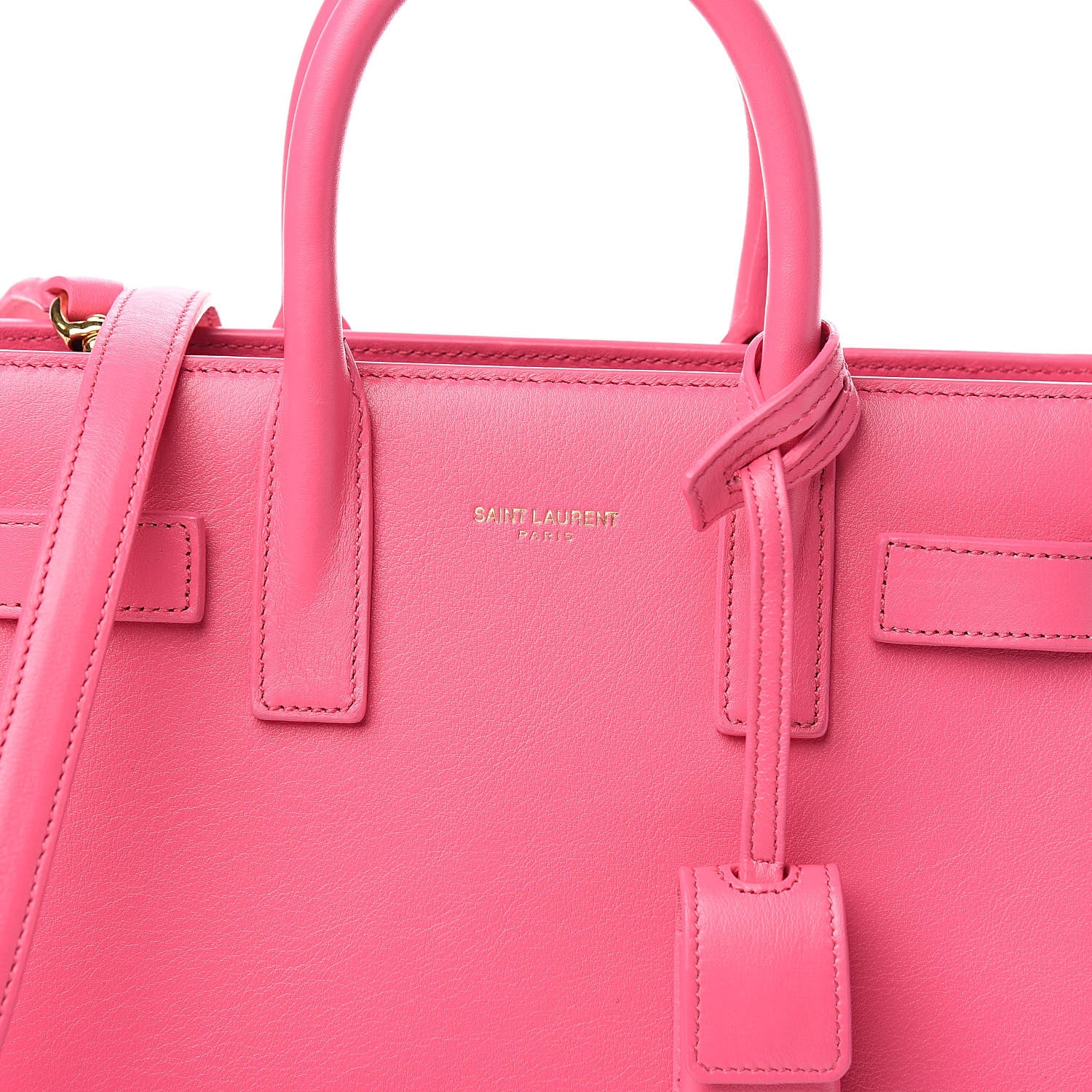 Saint Laurent Calfskin Nano Sac De Jour Rose Clair 9 of 11