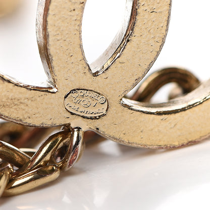 Chanel Enamel CC Chain Logo Belt Gold Black 2 of 3