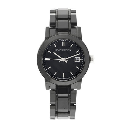 Burberry Stainless Steel Ceramic 34mm Quartz Watch Black BU9181 1 of 6