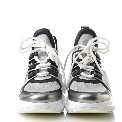 Louis Vuitton Calfskin Technical Nylon LV Archlight Sneaker 37 White 2 of 13