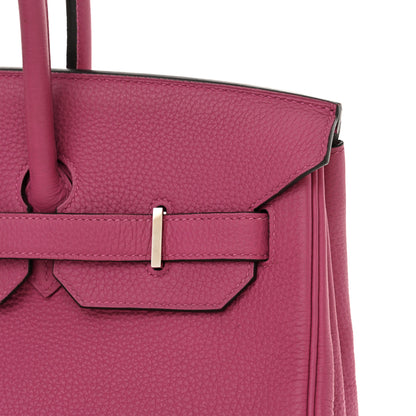 Hermes Togo Birkin 35 Rose Pourpre 16 of 18