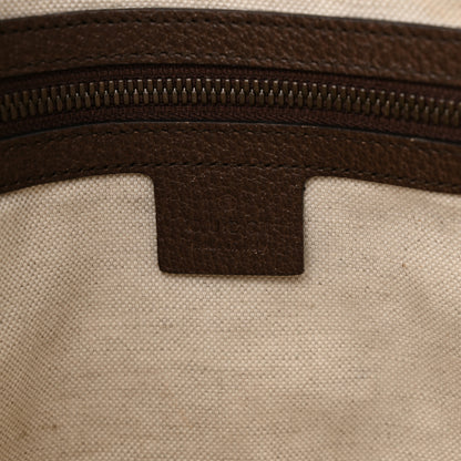 Gucci GG Supreme Monogram Web Small Ophidia Half Moon Hobo Brown 6 of 12