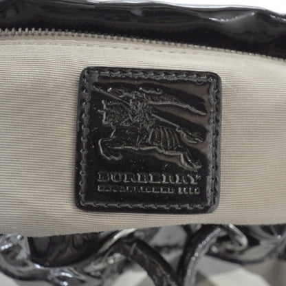 Burberry Patent Nova Check Drawstring Hobo 9 of 10
