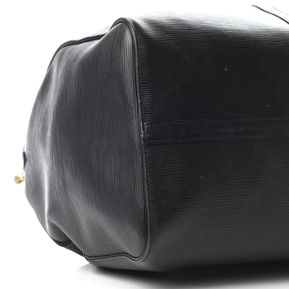 Louis Vuitton Epi Keepall 55 Black 9 of 12