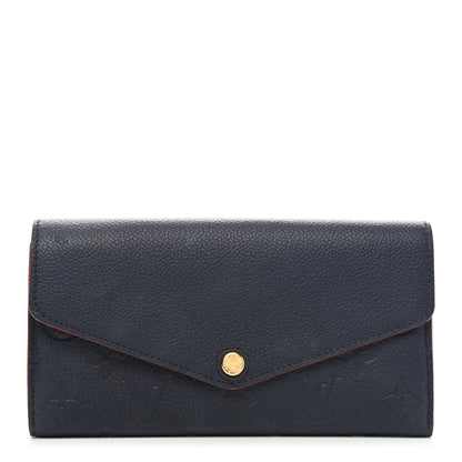 Louis Vuitton Empreinte Sarah Wallet NM Marine Rouge 1 of 7
