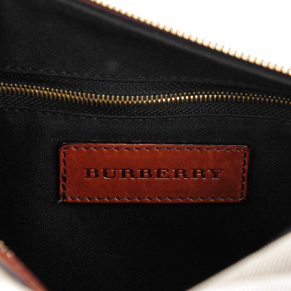 Burberry House Check Bridle Calfskin Medium Alchester Bowling Bag Dark Tan 6 of 8
