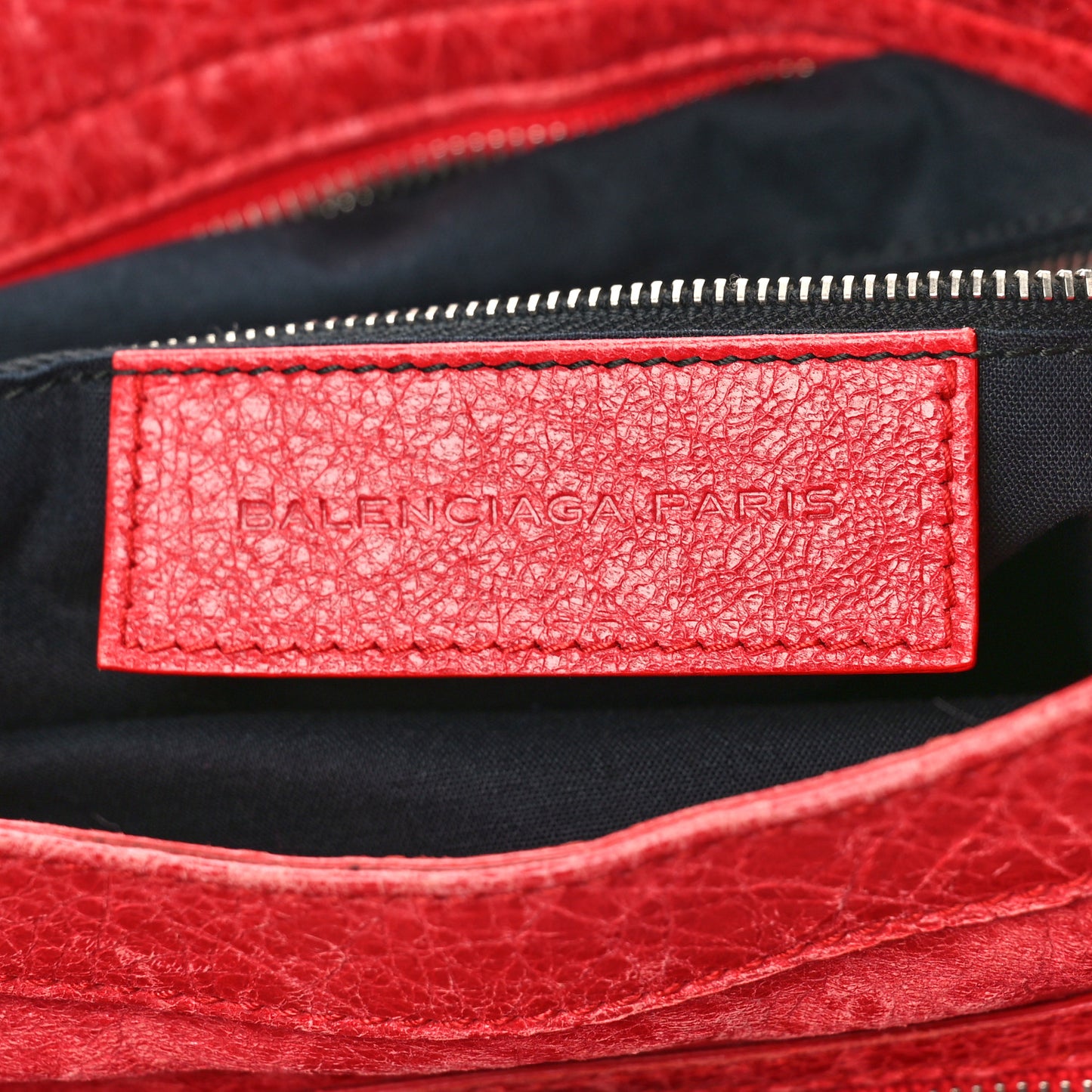 Agneau Giant 12 Silver Hardware Velo Rouge Cardinal