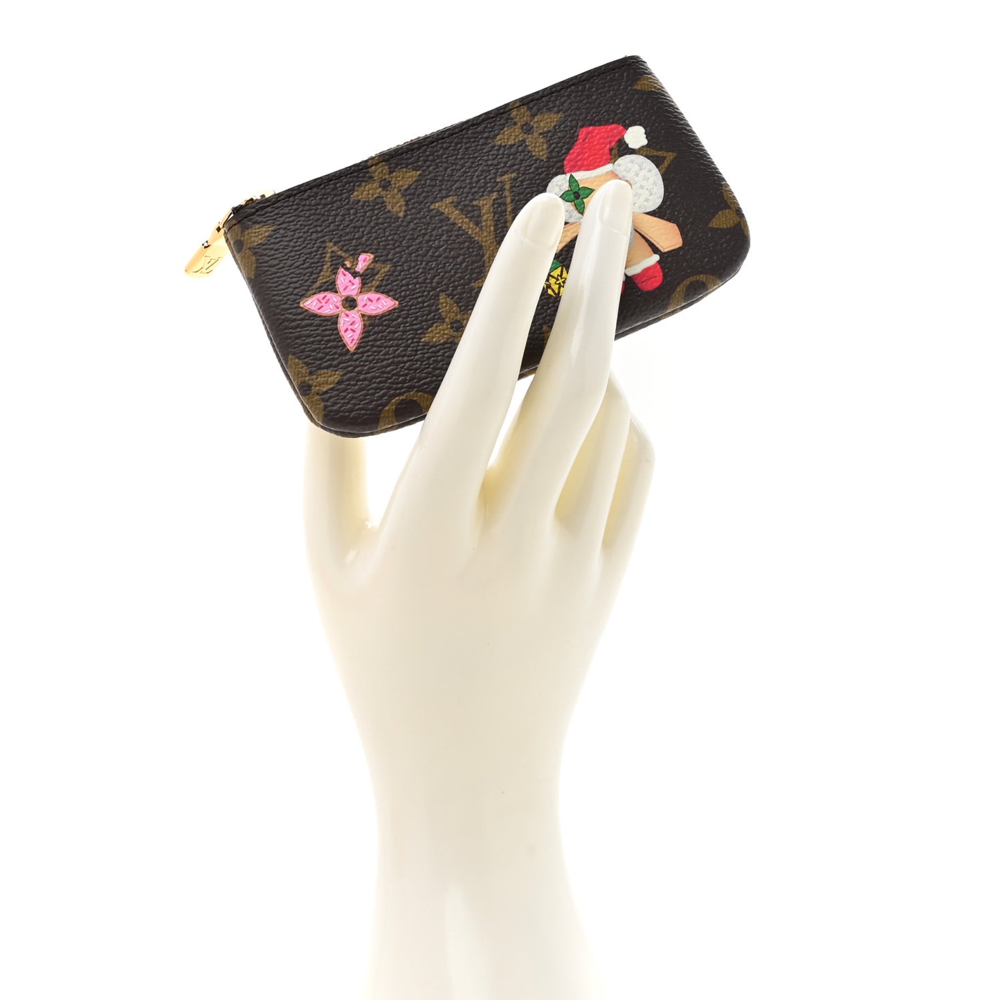 Monogram 2024 Christmas Animation Candy Factory Key Pouch Candy Red