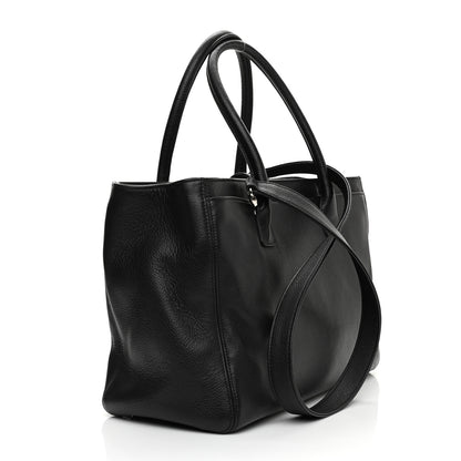Chanel Calfskin Cerf Executive Shopper Tote Black 3 of 13