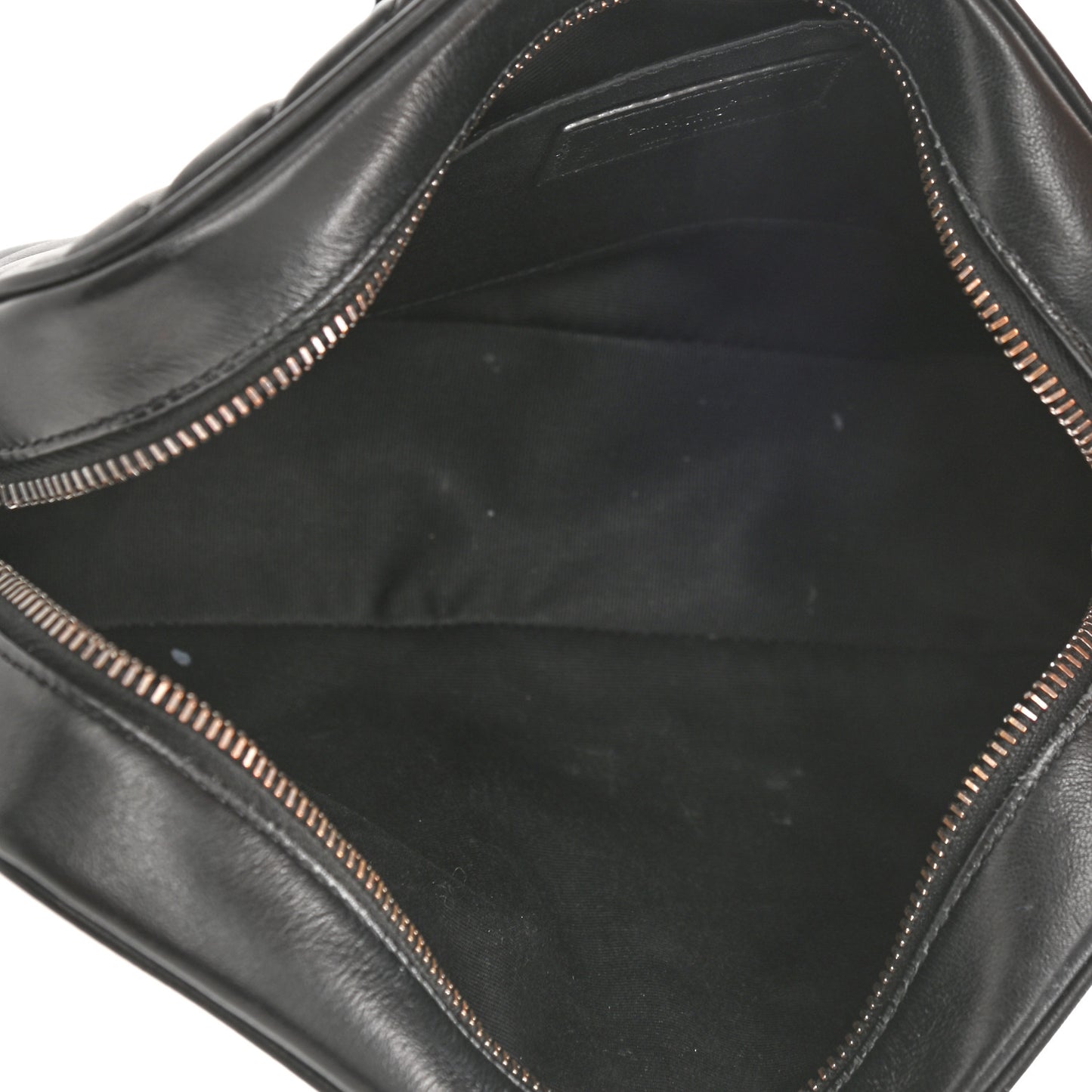 Calfskin Matelasse Monogram Lou Camera Bag Black