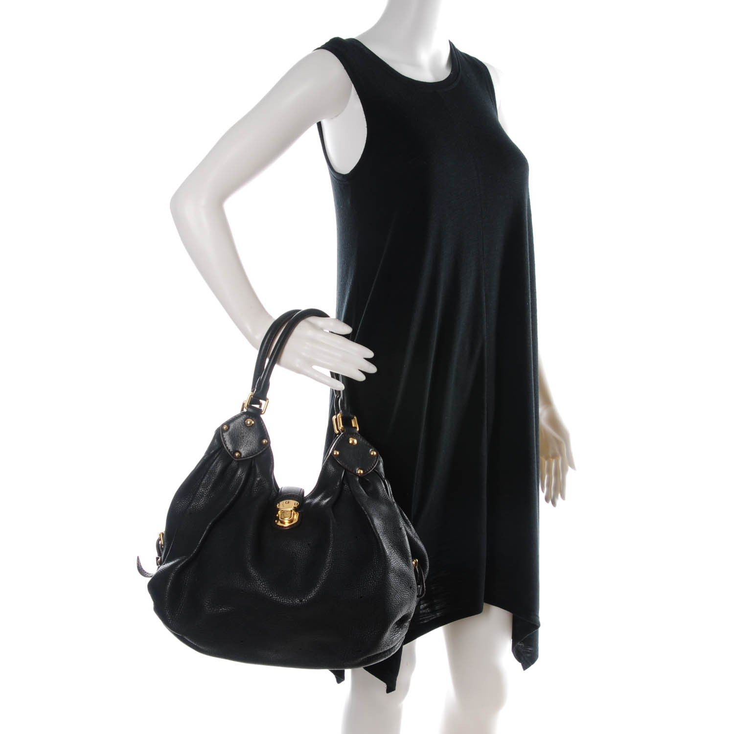 Louis Vuitton Mahina L Black 2 of 7