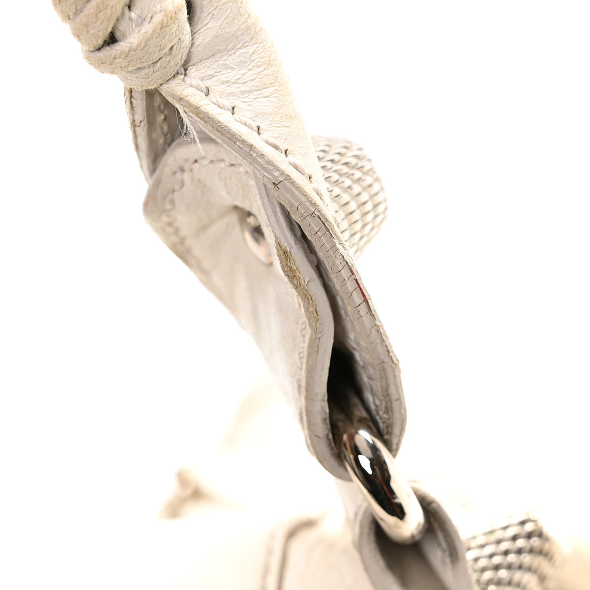 Balenciaga Agneau Giant 21 Silver Hardware Work White Light 12 of 13