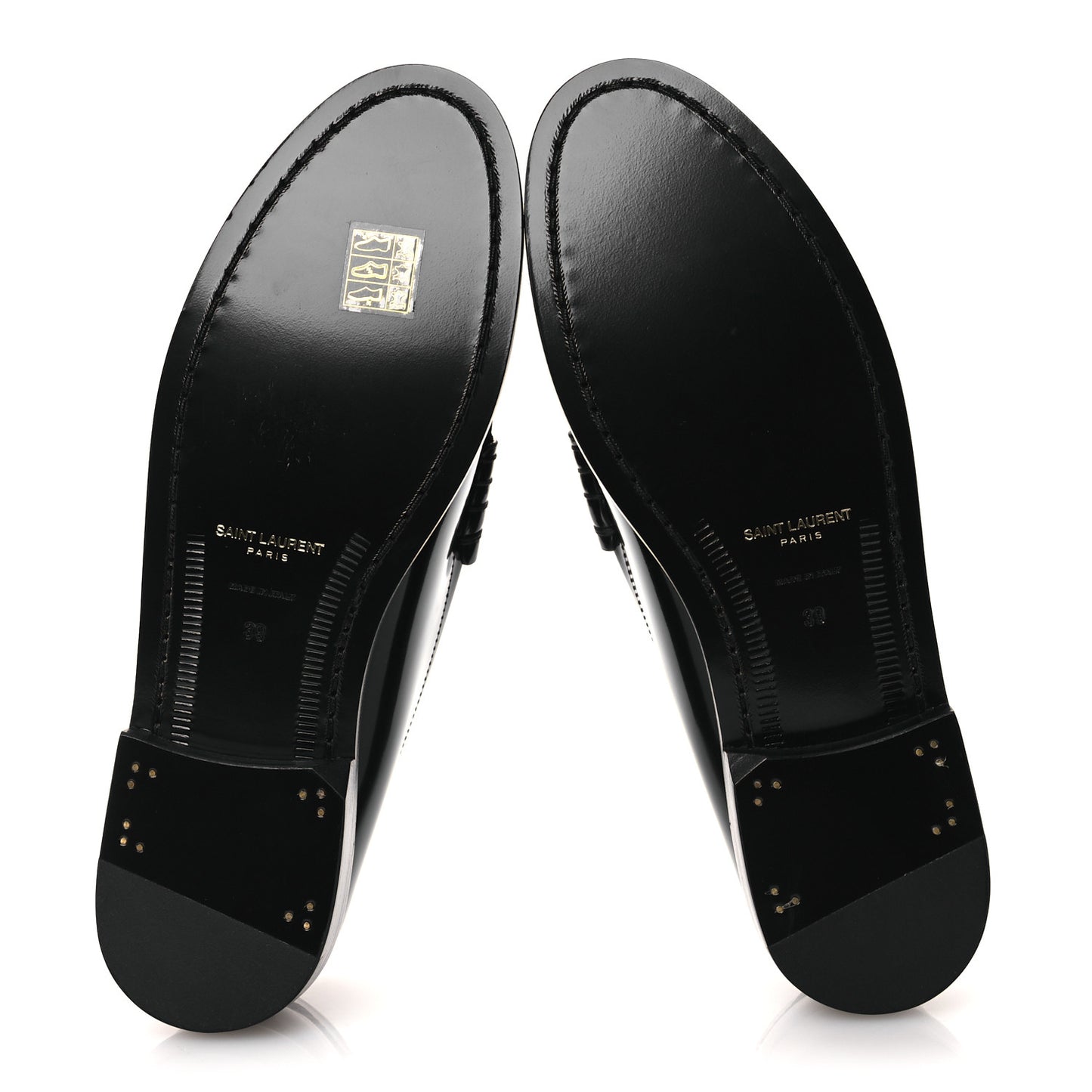 Magnum Lux Calfskin Le Loafer 15 Moccasins 39 Black