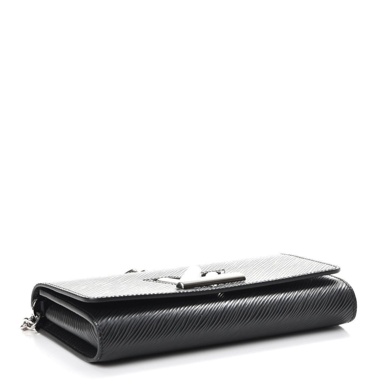 Louis Vuitton Epi Twist Chain Wallet Black 4 of 7