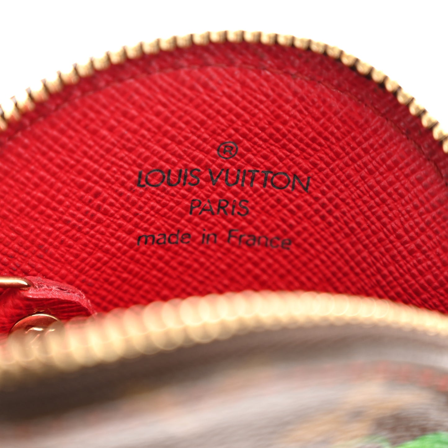 Monogram Cerises Round Coin Purse