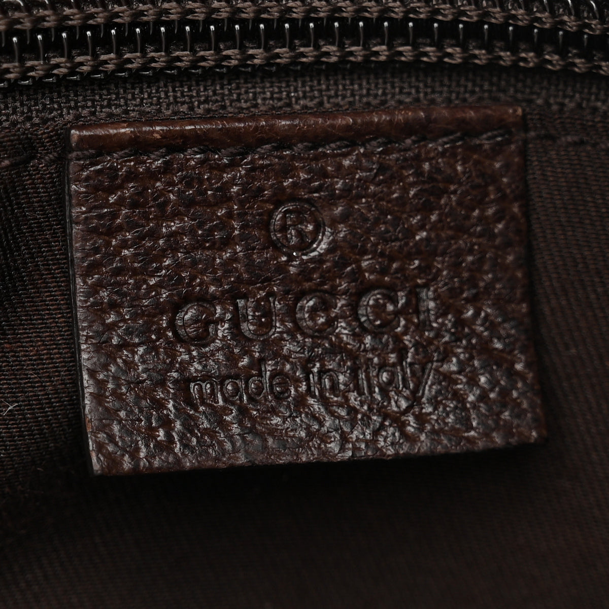 Monogram Medium Half Moon Hobo Dark Brown