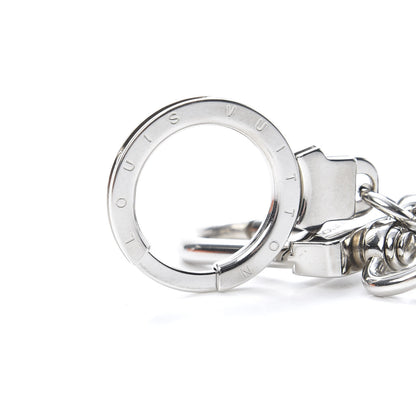 Louis Vuitton LV Facettes Bag Charm Key Holder Silver 4 of 5