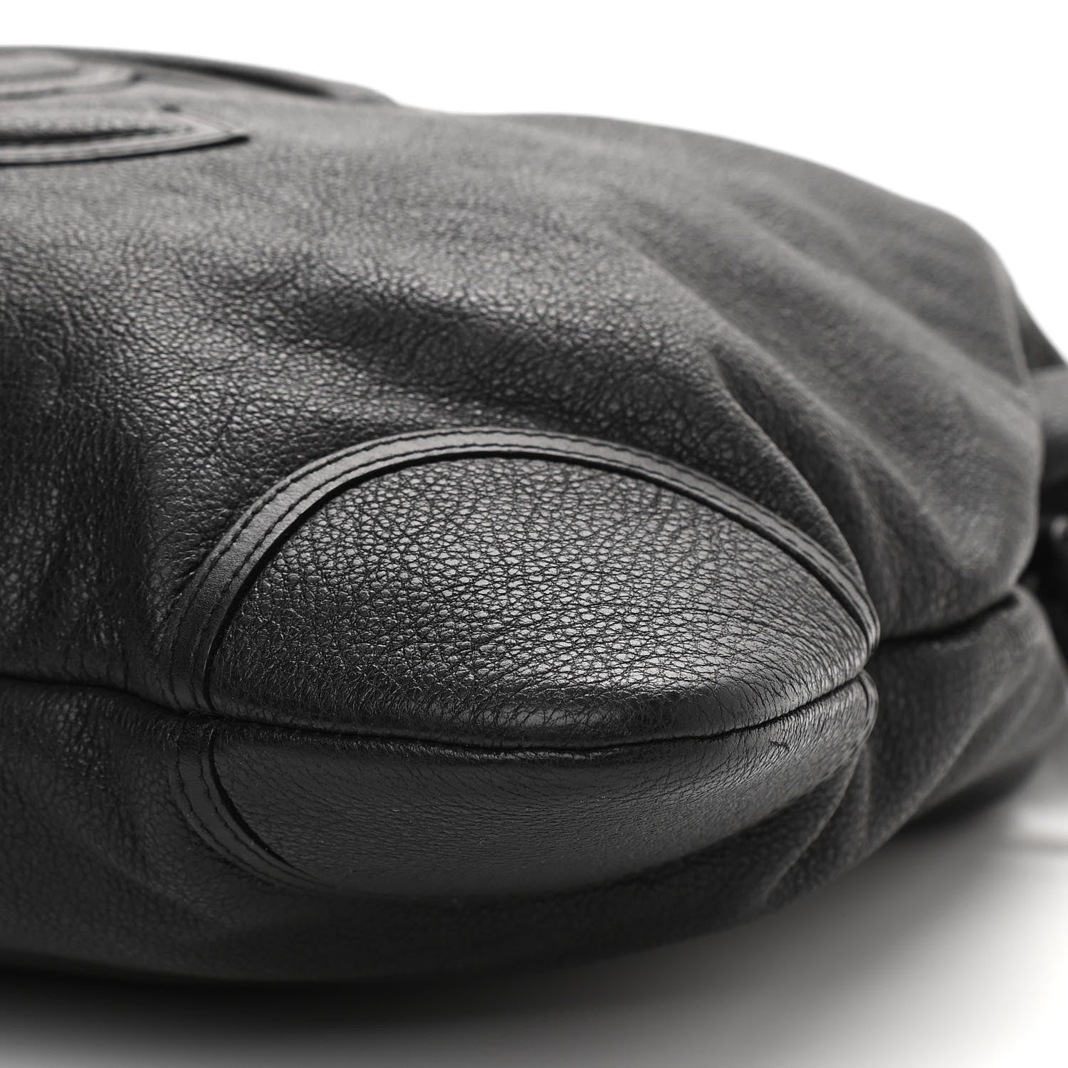 Chanel Calfskin CC Shoulder Bag Black 10 of 11