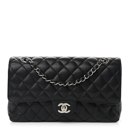 Chanel Caviar Quilted Medium Double Flap Black 1 of 11