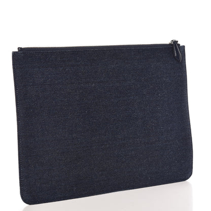 Givenchy Denim Medium Logo Pouch Blue 3 of 9
