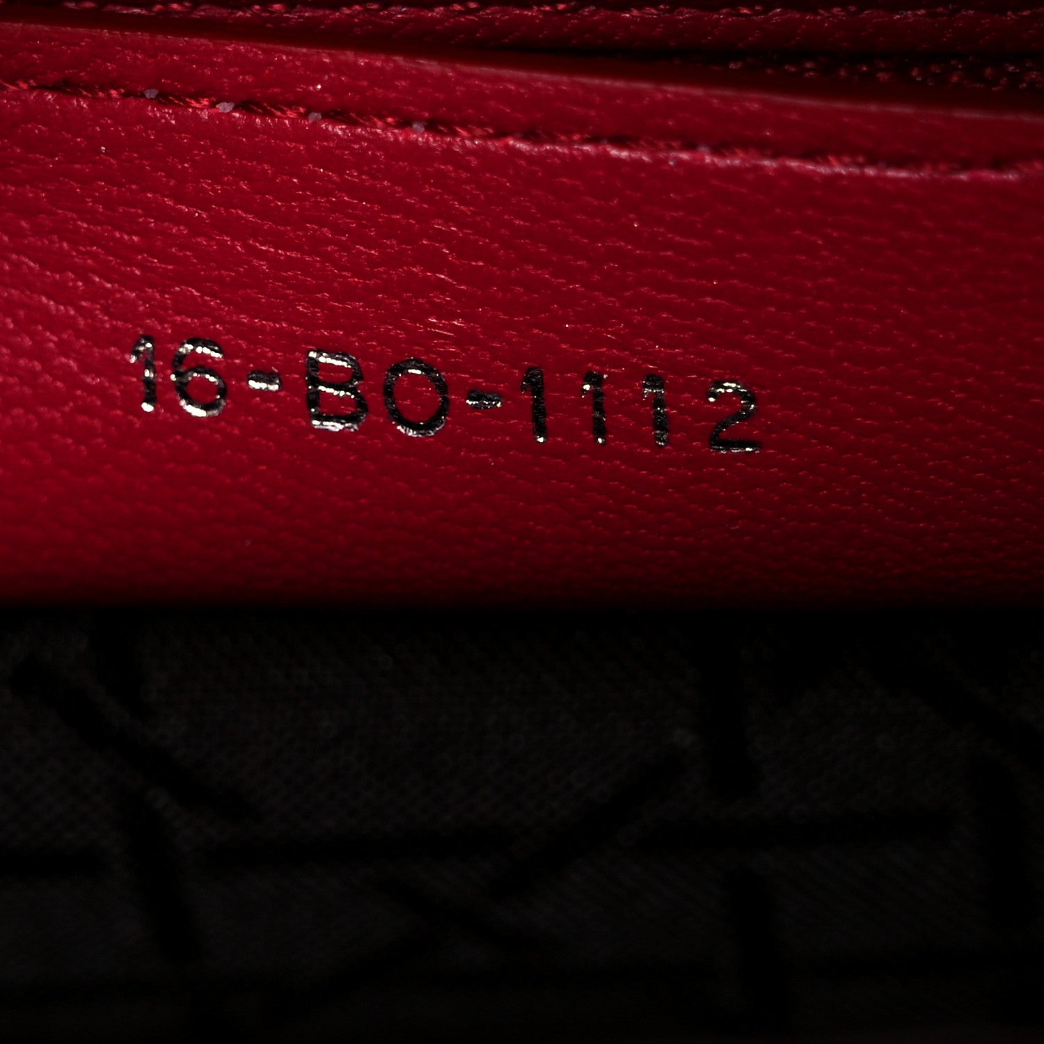 Christian Dior Lambskin Cannage Medium Lady Dior Red 18 of 25