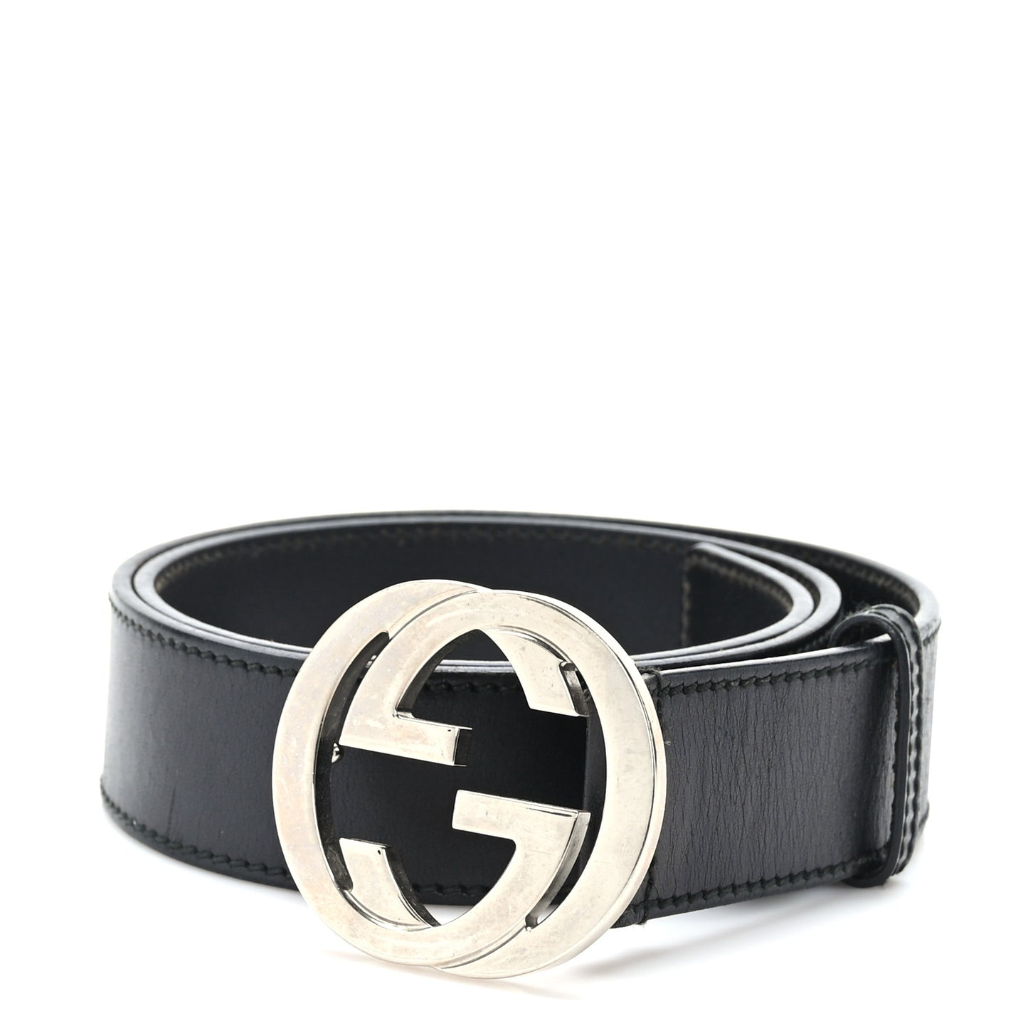 Calfskin Interlocking G 40mm Belt 85 34 Black