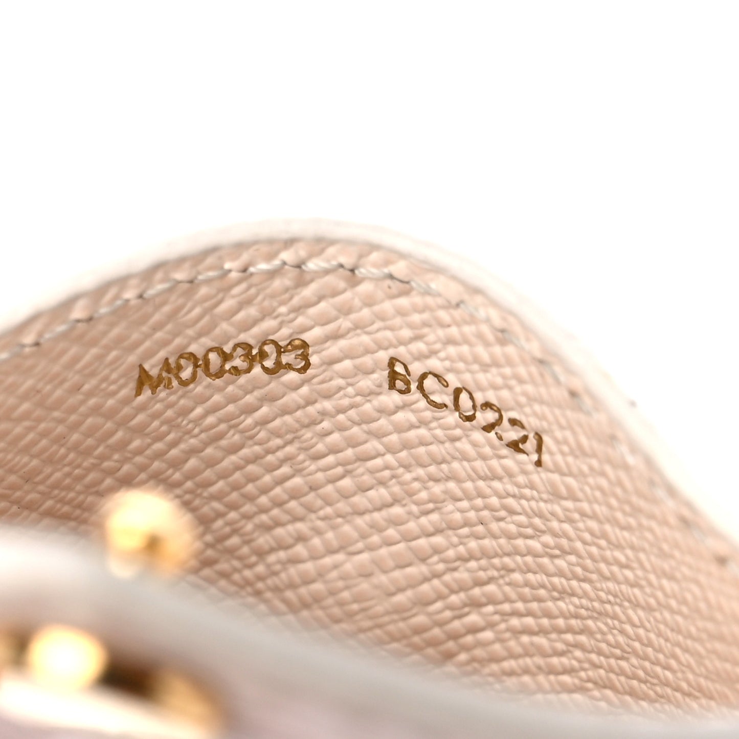 Monogram By The Pool Kirigami Pouch Key Holder Bag Charm Brume