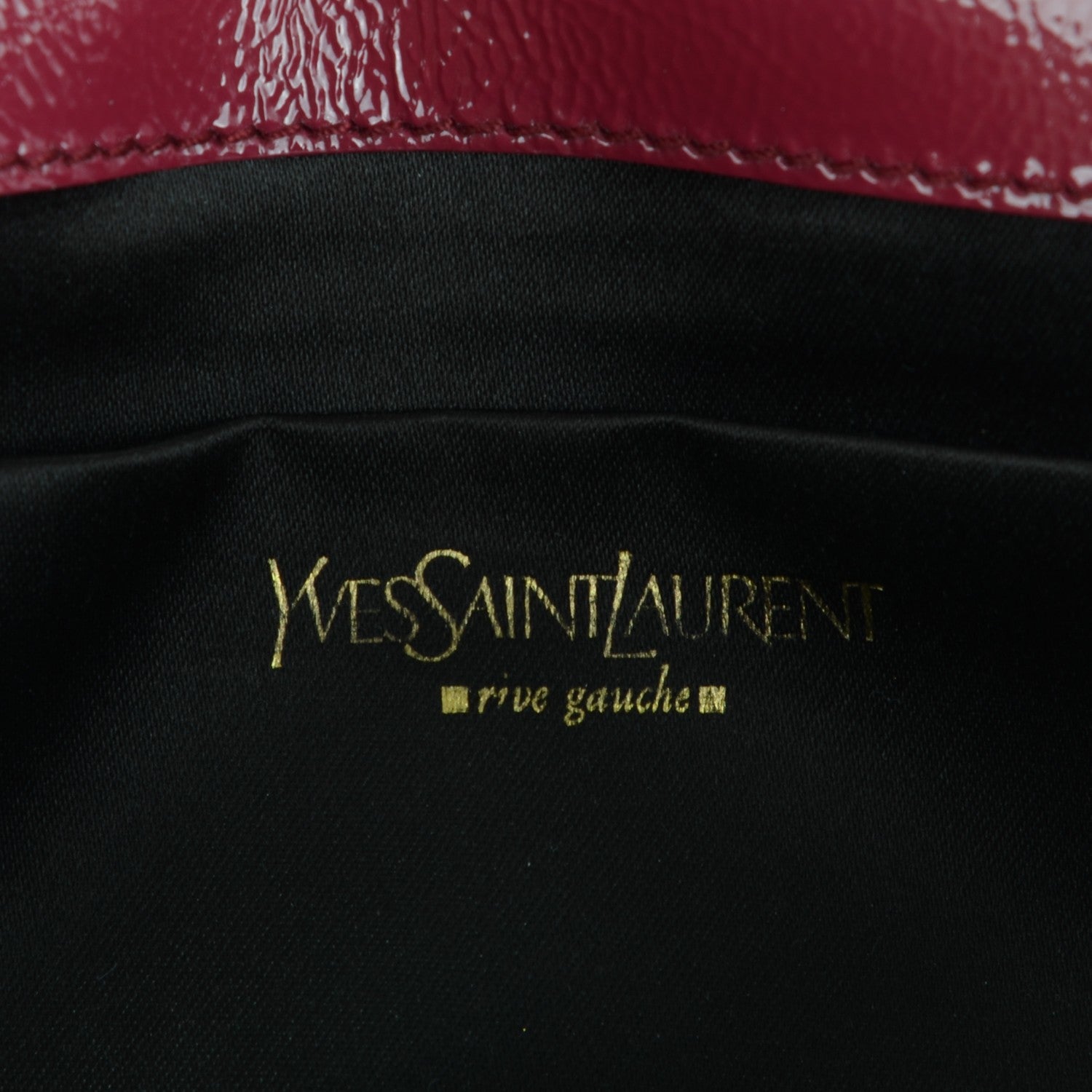 Saint Laurent Textured Patent Small Belle De Jour Clutch Fuchsia 6 of 7