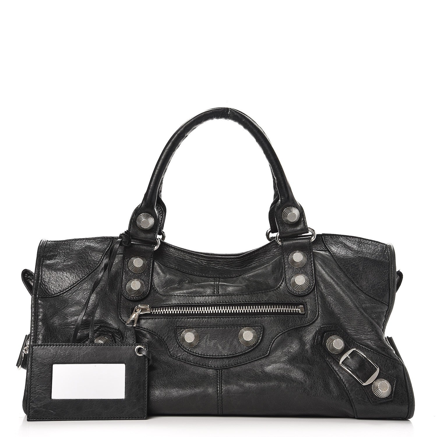 Balenciaga Agneau Giant 21 Silver Hardware Part Time Black 1 of 8