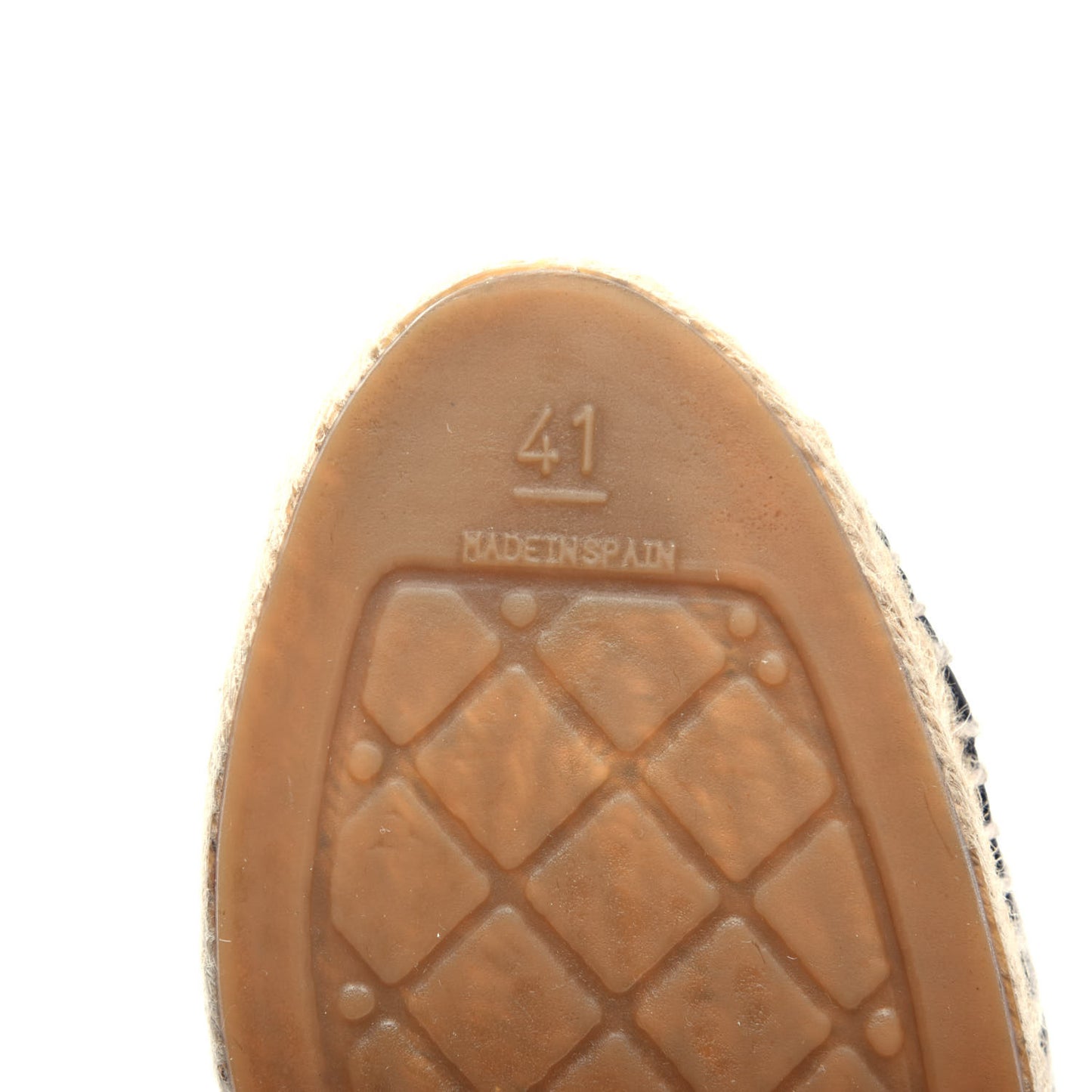 Lambskin CC Espadrilles 41 Black