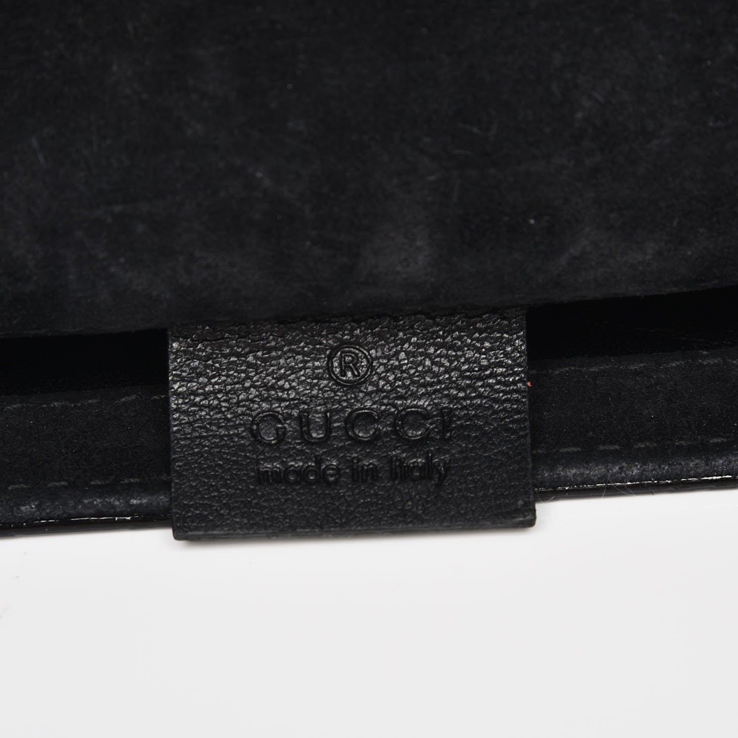 Gucci Patent Microguccissima Small Broadway Clutch Black 6 of 7