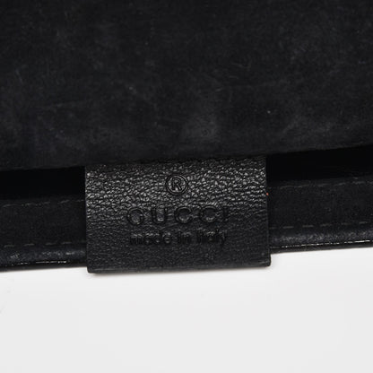 Gucci Patent Microguccissima Small Broadway Clutch Black 6 of 7