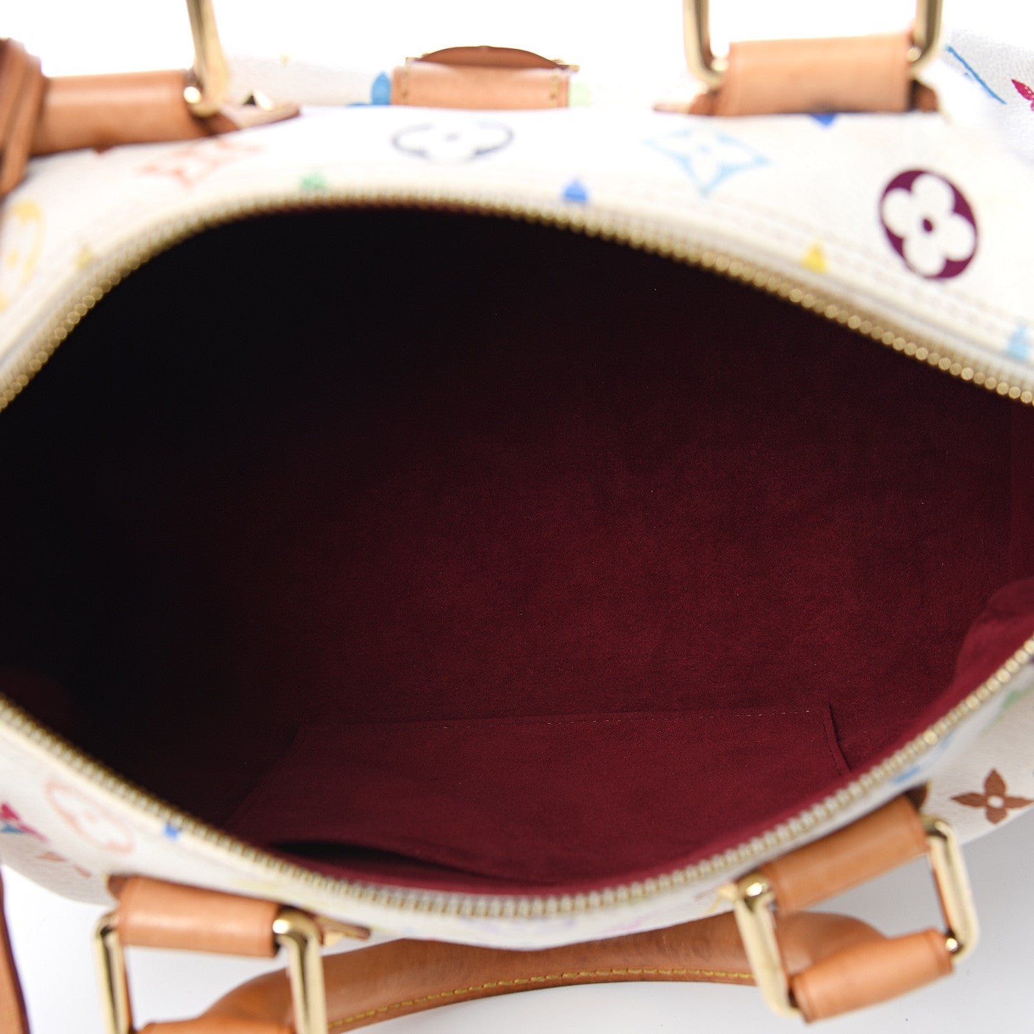 Louis Vuitton Monogram Multicolor Speedy 30 White 4 of 13