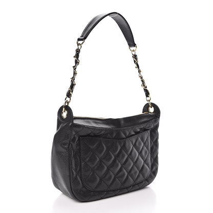 Chanel Caviar Quilted Timeless CC Shoulder Bag Black 3 of 11