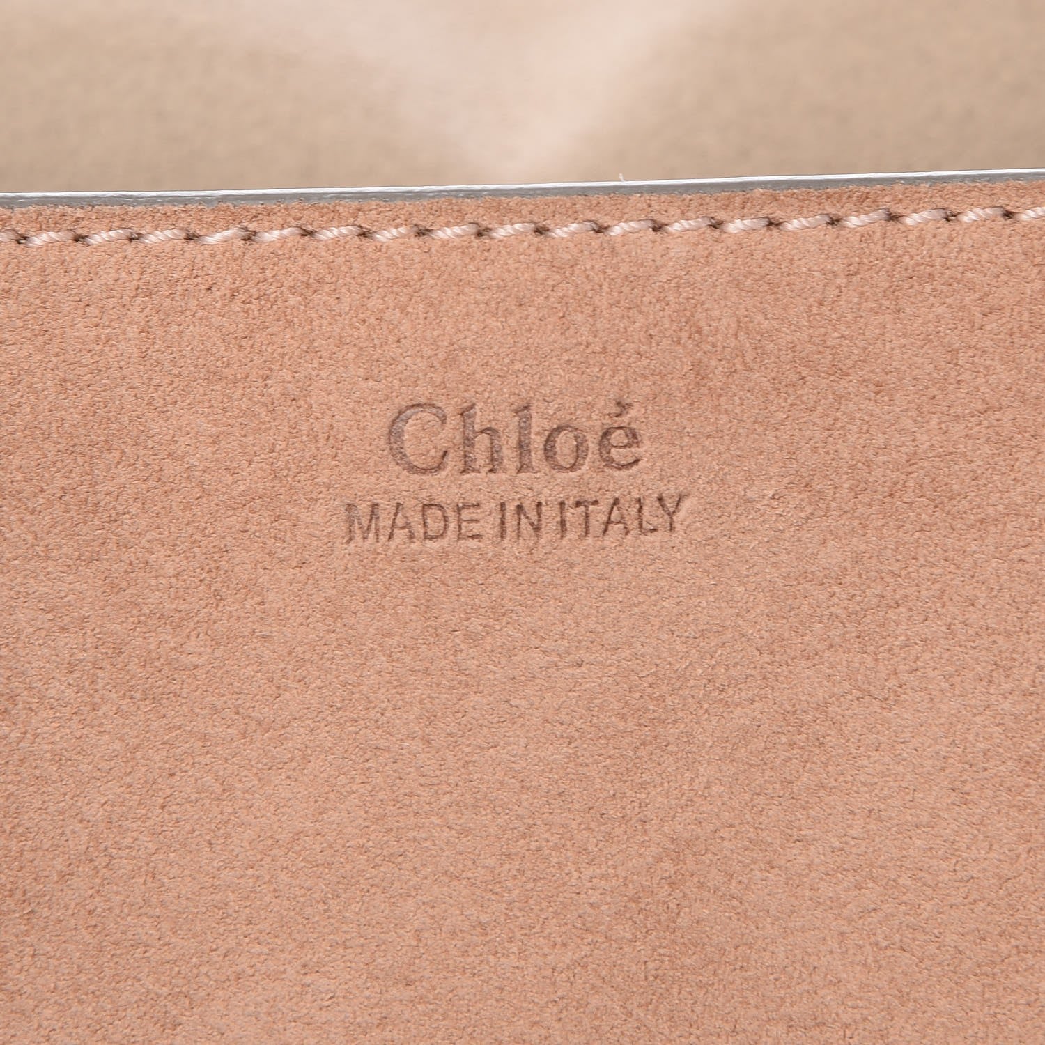Chloe Suede Smooth Calfskin Drew Shoulder Bag Misty Rose 6 of 7