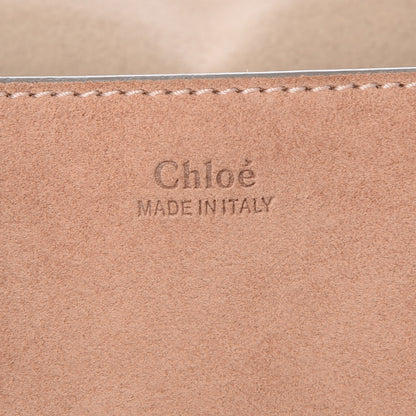 Chloe Suede Smooth Calfskin Drew Shoulder Bag Misty Rose 6 of 7