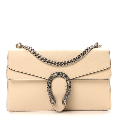 Gucci Textured Calfskin Crystal Small Dionysus Shoulder Bag Mystic White 1 of 10