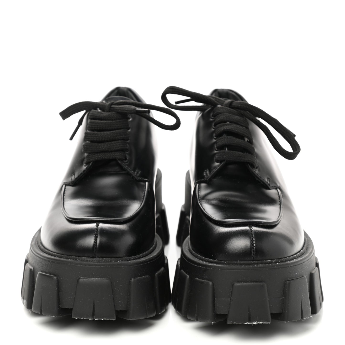 Spazzolato Rois Monolith 55mm Derby Loafers 35 Black