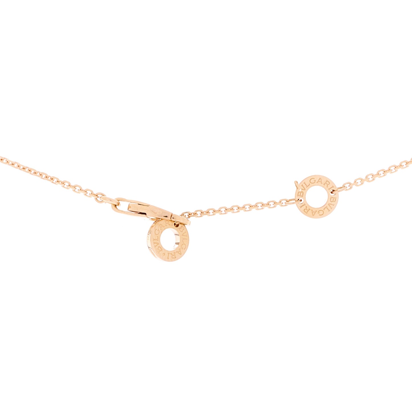 18K Rose Gold Diamond Mother of Pearl Small Divas' Dream Pendant Necklace