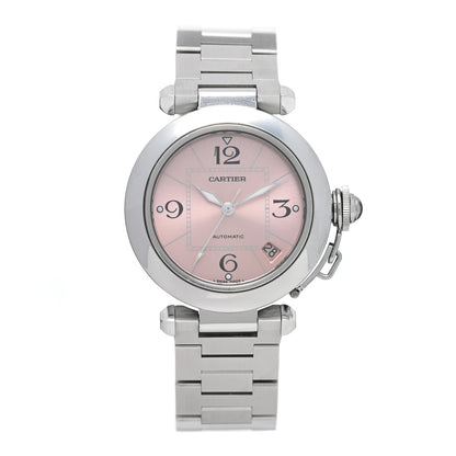 Cartier Stainless Steel 35mm Pasha Automatic Watch Pink 1 of 5